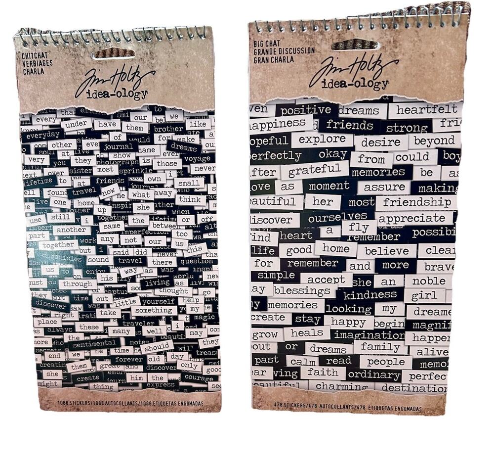 Tim Holtz - Big Chat & Chit Chat Idea-ology Stickers TH93192 & TH92998